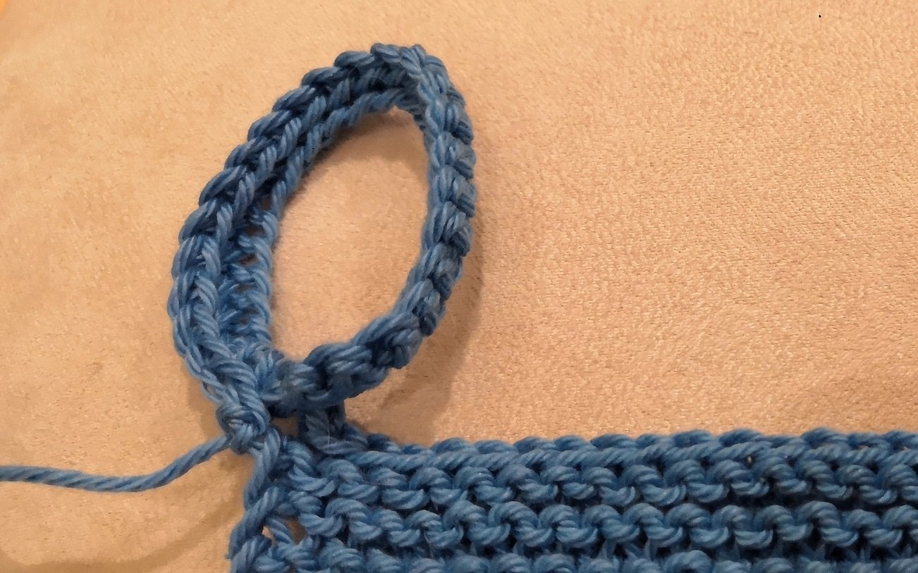 Blog-Inhaltsbild für 'Spültuch / Waschlappen "Peace" stricken'